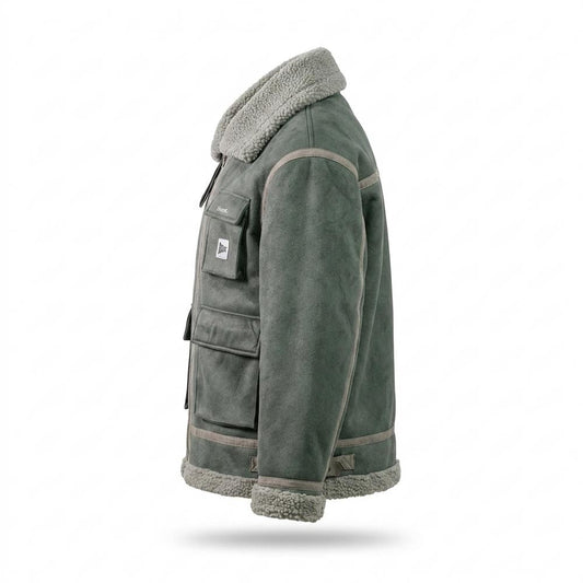 Nobleman Code - Noken | Gefütterte Gerade Geschnittene Wildleder-Jacke Unisex