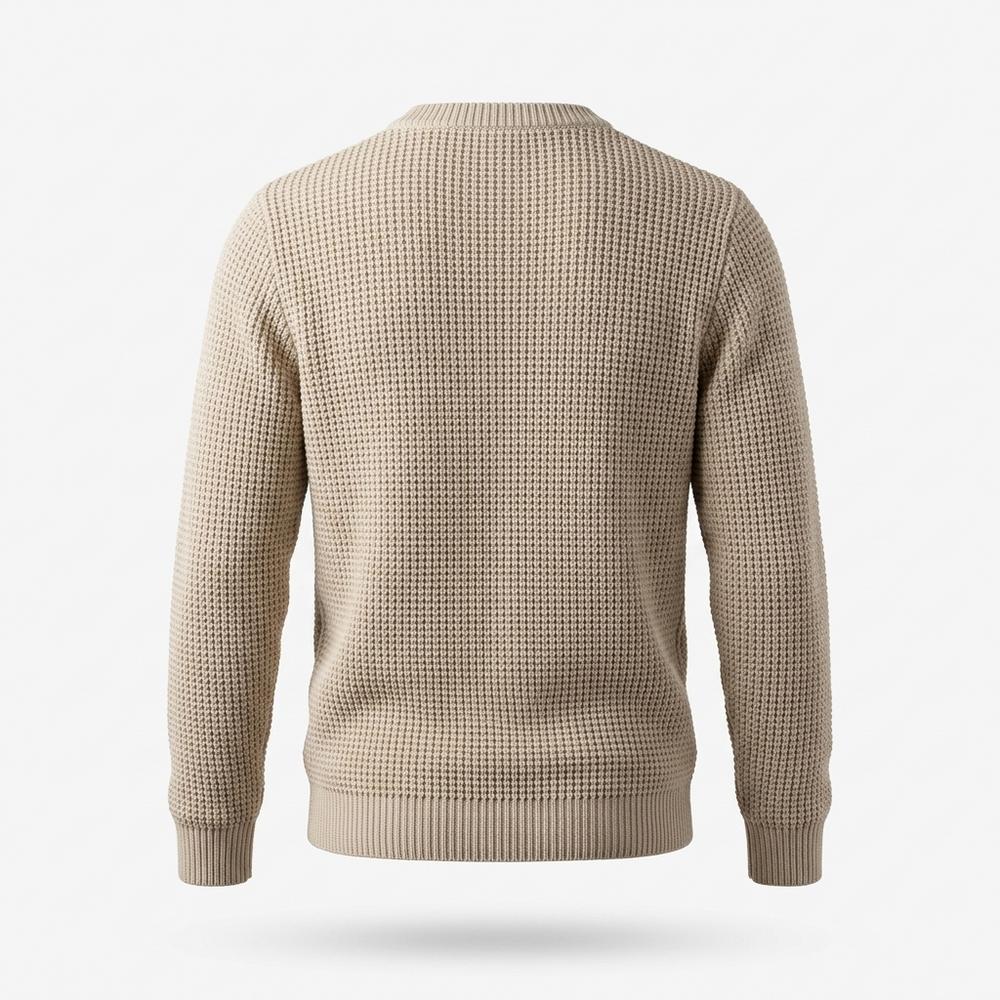 Nobleman Code - Tizal | Strukturiert Rundhals Pullover Herren