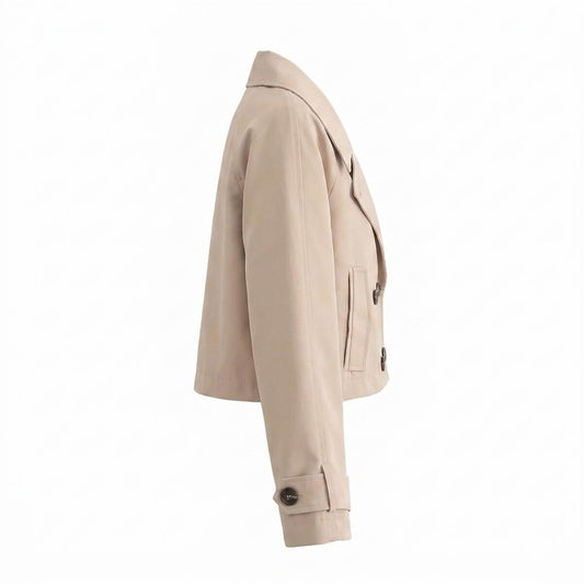 Nobleman Code - Zigak | Doppelreihige Kurze Jacke Damen