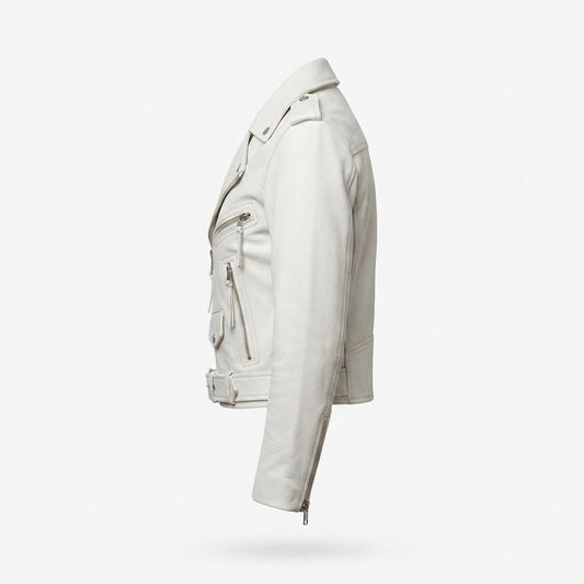 Nobleman Code - Zamer | Asymmetrisch Gegürtet Lederjacke Damen