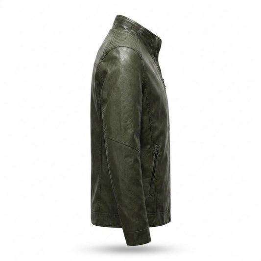 Nobleman Code - Simen | Gefüttert Gesteppt Lederjacke Herren