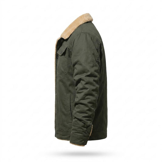 Gentleman Code - Lemed | Gefütterte Geknöpfte Jacke Herren