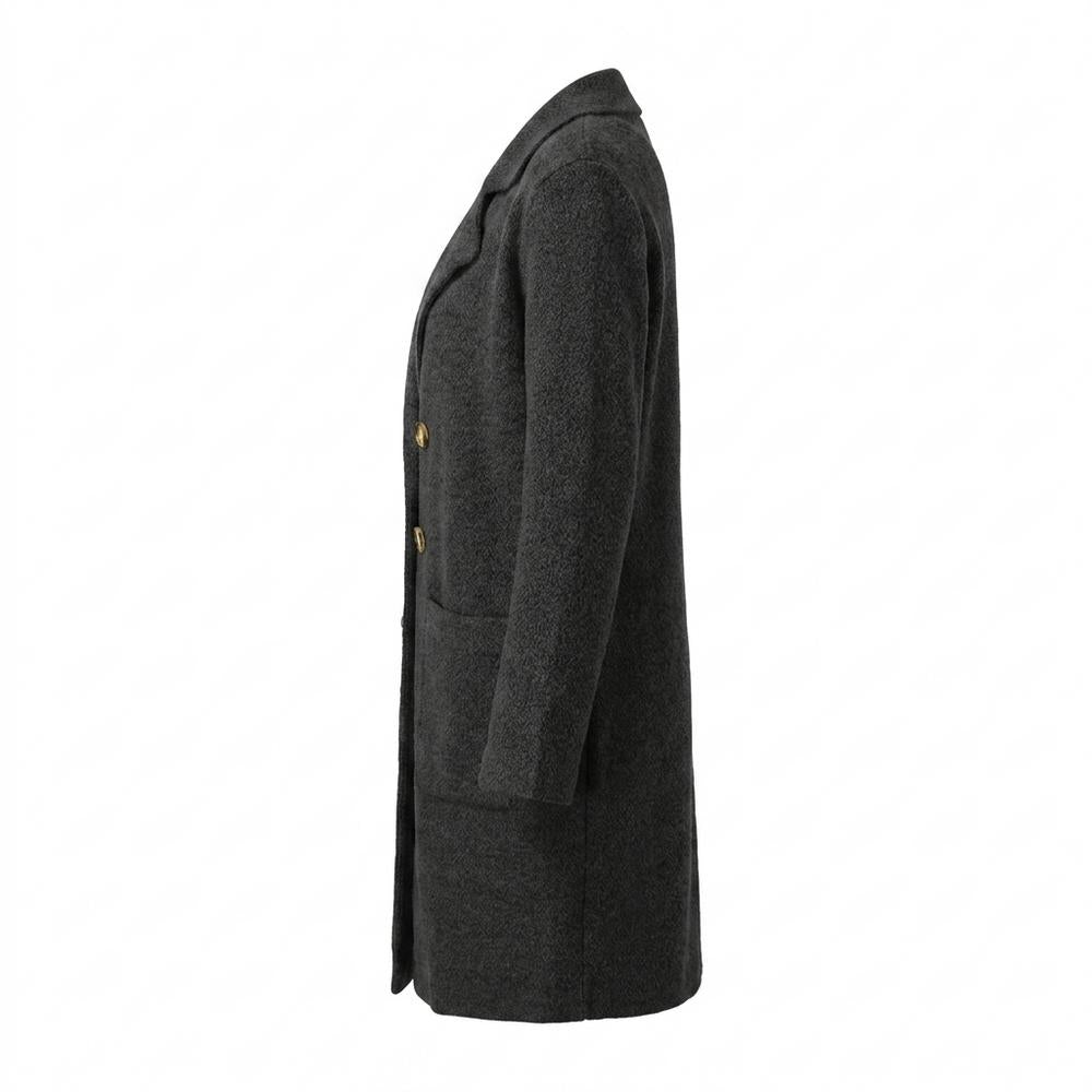Nobleman Code - Tokum | Strukturiert Geknöpft Mantel Damen