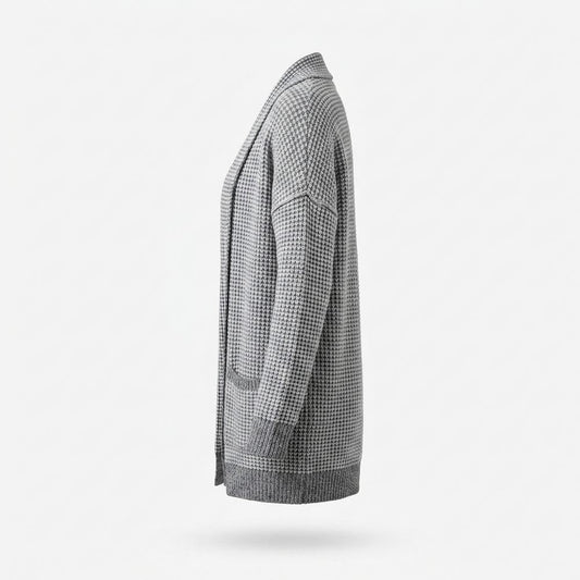 Gentleman Code - Aukos | Strukturierter Offener Cardigan Damen