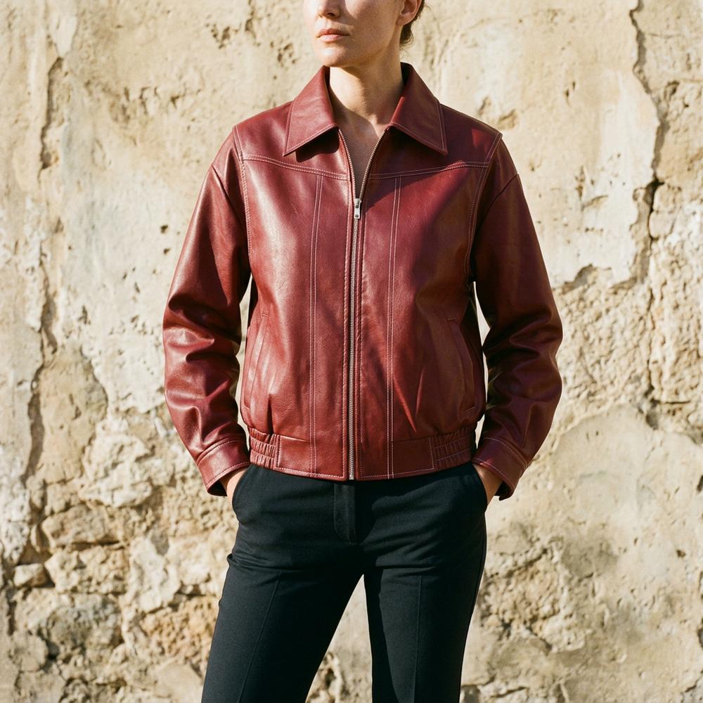 Gentleman Code -  | Gekragte Kontrastgesteppte Jacke Damen