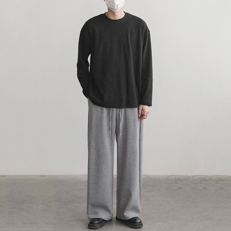 Milev  Langärmeliger melierter Pullover