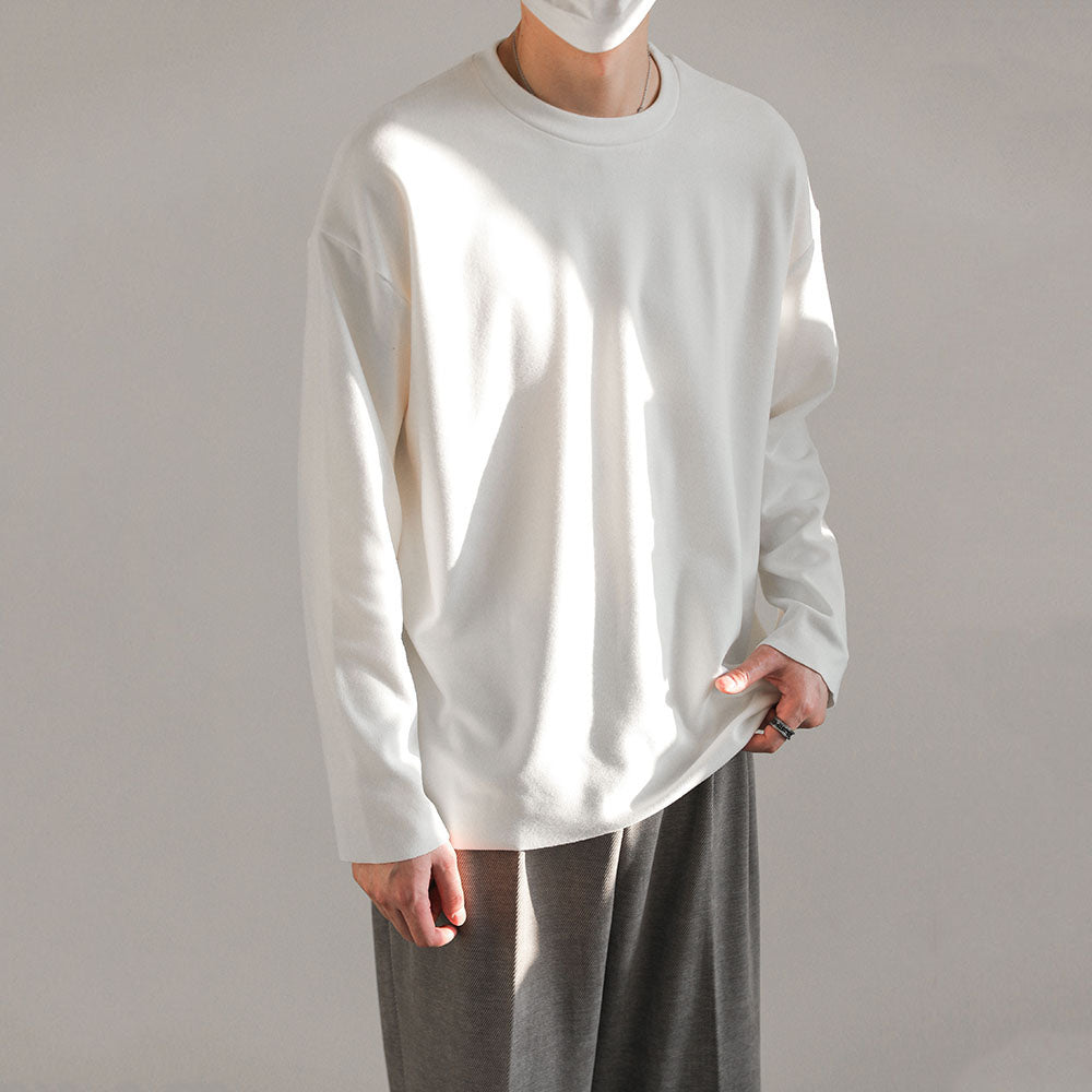 Milev  Langärmeliger melierter Pullover