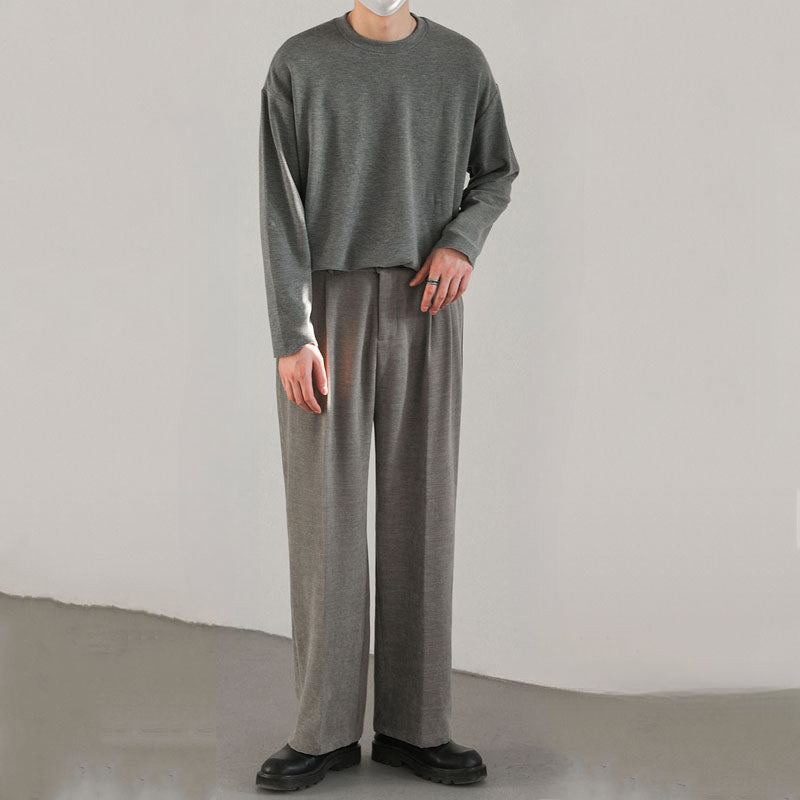 Milev  Langärmeliger melierter Pullover