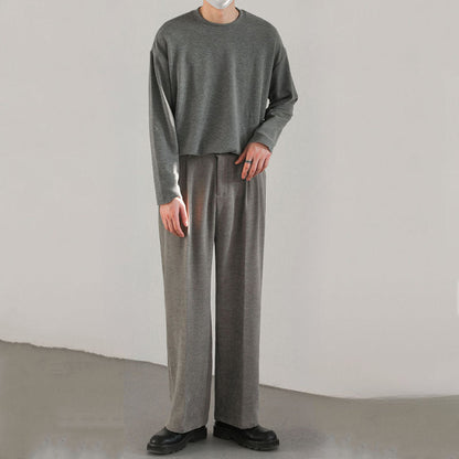 Milev  Langärmeliger melierter Pullover