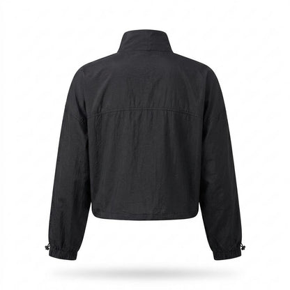Gentleman Code - Lezak | Kurzgeschnittene Hochgeschlossene Jacke Damen