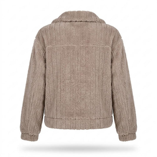 Gentleman Code - Labok | Geknöpft Fleece Jacke Damen