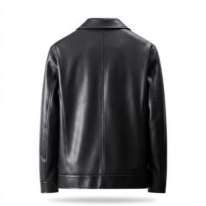 Gentleman Code - Eofan | Perforiert Gefüttert Lederjacke Herren
