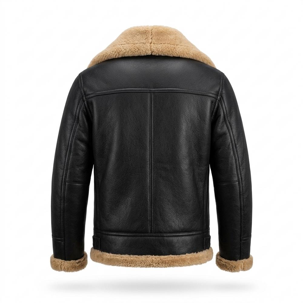 Gentleman Code - Mepov | Gefüttert Robust Lederjacke Herren