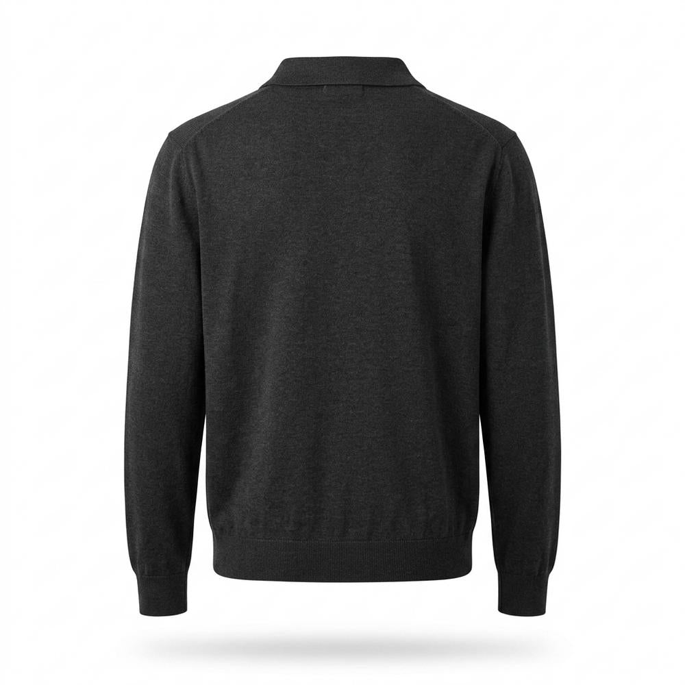 Nobleman Code - Earat | Langärmlig Geknöpft Pullover Herren
