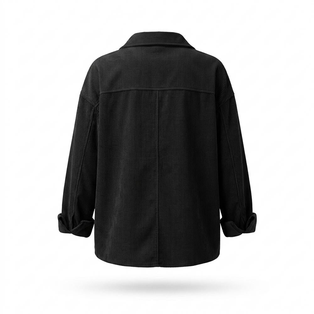 Nobleman Code - Nusav | Gerippt Geknöpft Jacke Damen