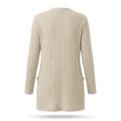 Nobleman Code - Vamal | Gerippter Langer Cardigan Damen