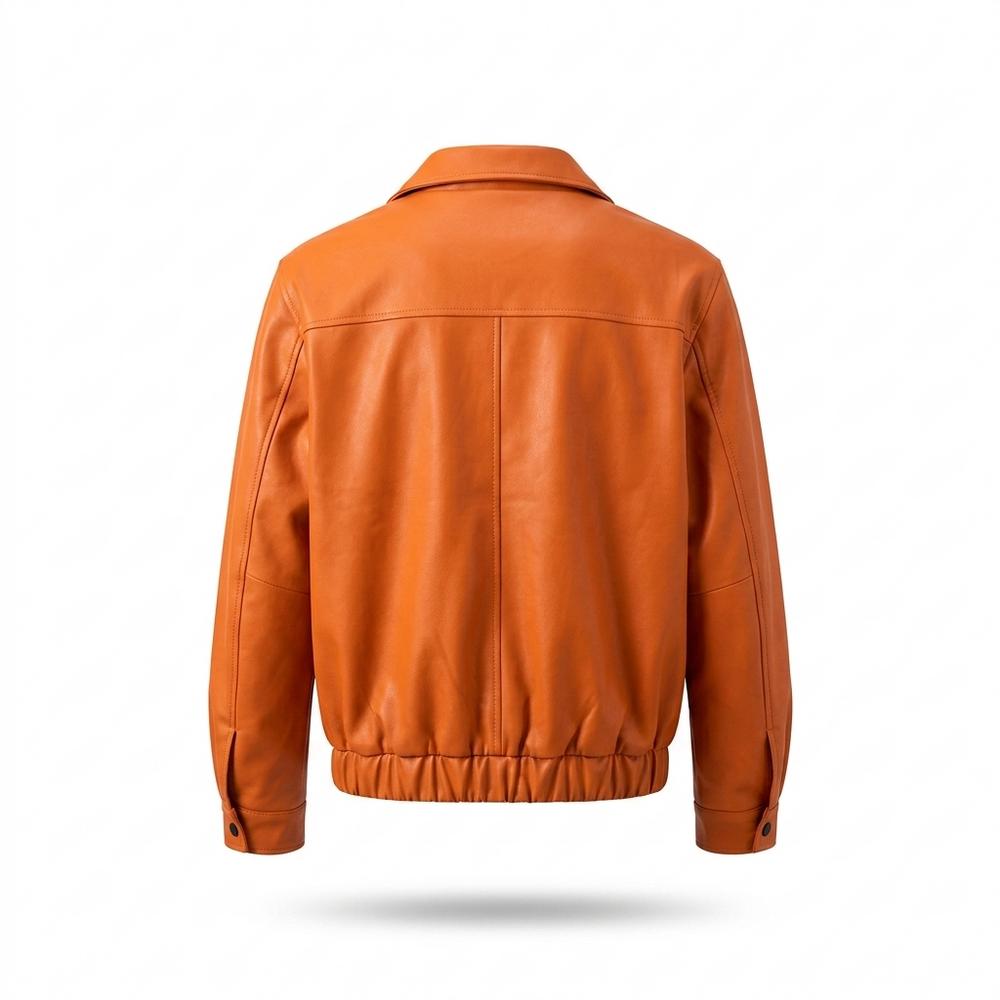 Nobleman Code - Rizan | Gefütterte Glatte Lederjacke Herren