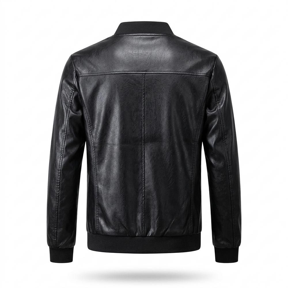 Gentleman Code - Nulul | Gerippt Genarbt Lederjacke Herren