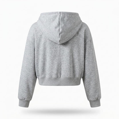 Gentleman Code - Miwas | Kurzgeschnitten Langärmlig Hoodie Damen
