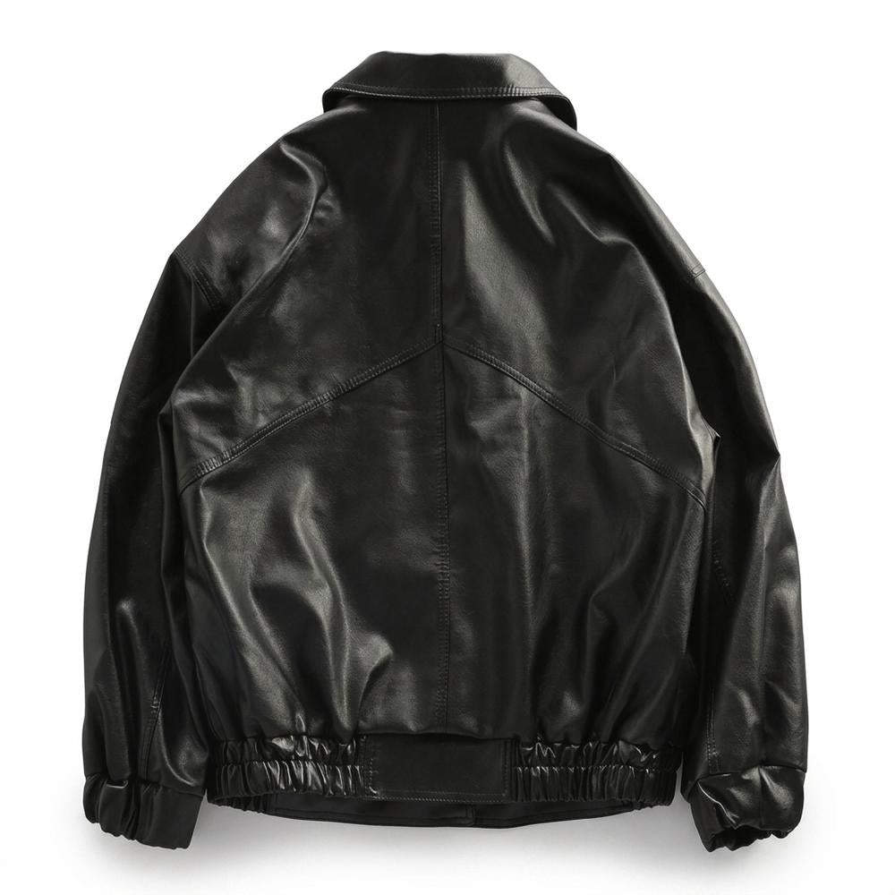 Gentleman Code - Nupuv | Reißverschluss Blouson Lederjacke Unisex