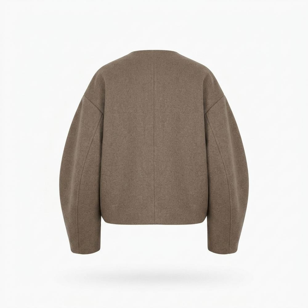 Nobleman Code - Zoler | Kragenlos Kurzgeschnitten Jacke Damen