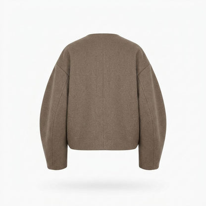 Nobleman Code - Zoler | Kragenlos Kurzgeschnitten Jacke Damen