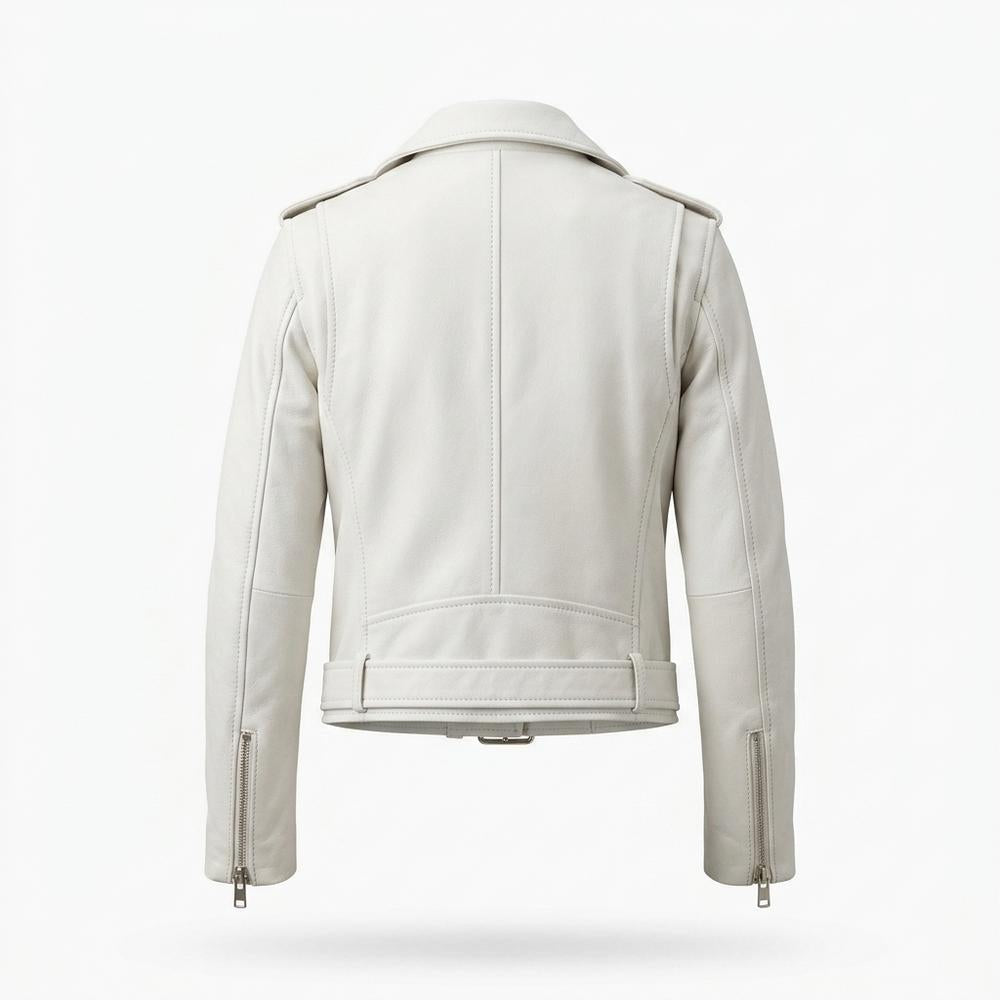 Nobleman Code - Zamer | Asymmetrisch Gegürtet Lederjacke Damen