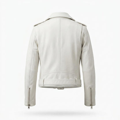 Nobleman Code - Zamer | Asymmetrisch Gegürtet Lederjacke Damen