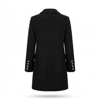 Gentleman Code - Kehus | Zweireihiger Woll Mantel Damen
