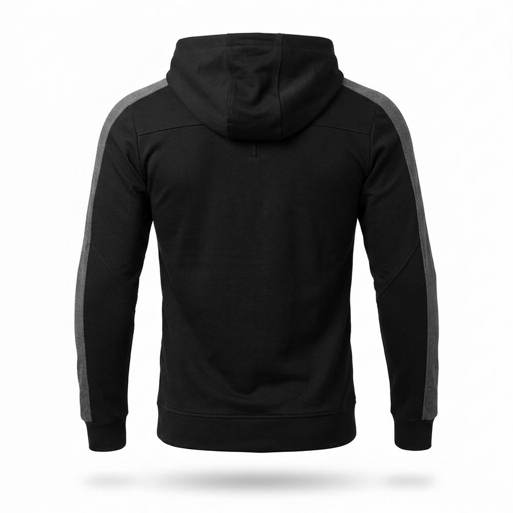 Gentleman Code - Miwet | Asymmetrisch Hochschließend Hoodie Herren