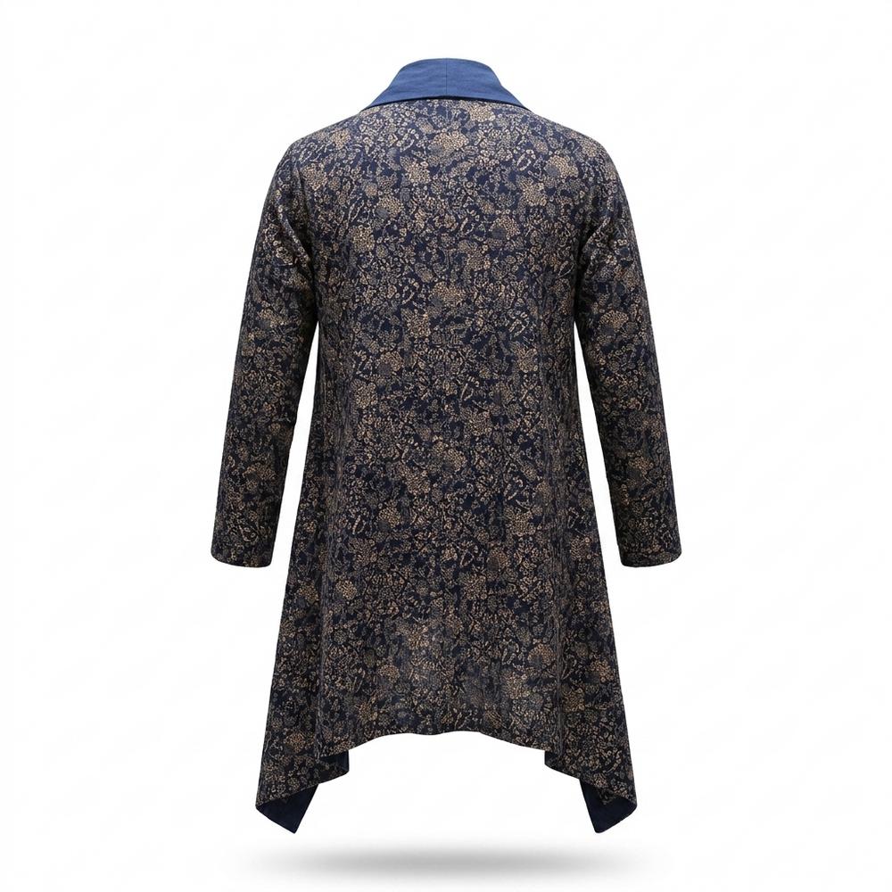 Gentleman Code - Zepor | Asymmetrisch Gemustert Cardigan Damen