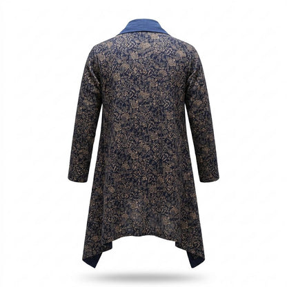 Gentleman Code - Zepor | Asymmetrisch Gemustert Cardigan Damen