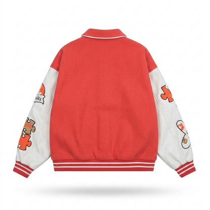 Gentleman Code - Zabam | Bestickt Zweifarbig Jacke Unisex