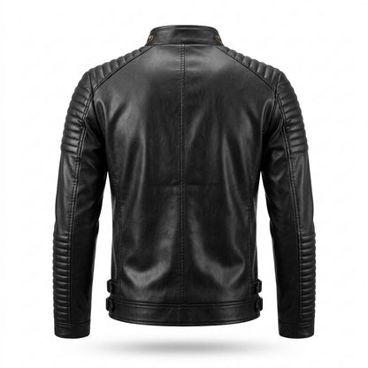 Gentleman Code - Visik | Tailliert Gesteppt Lederjacke Herren