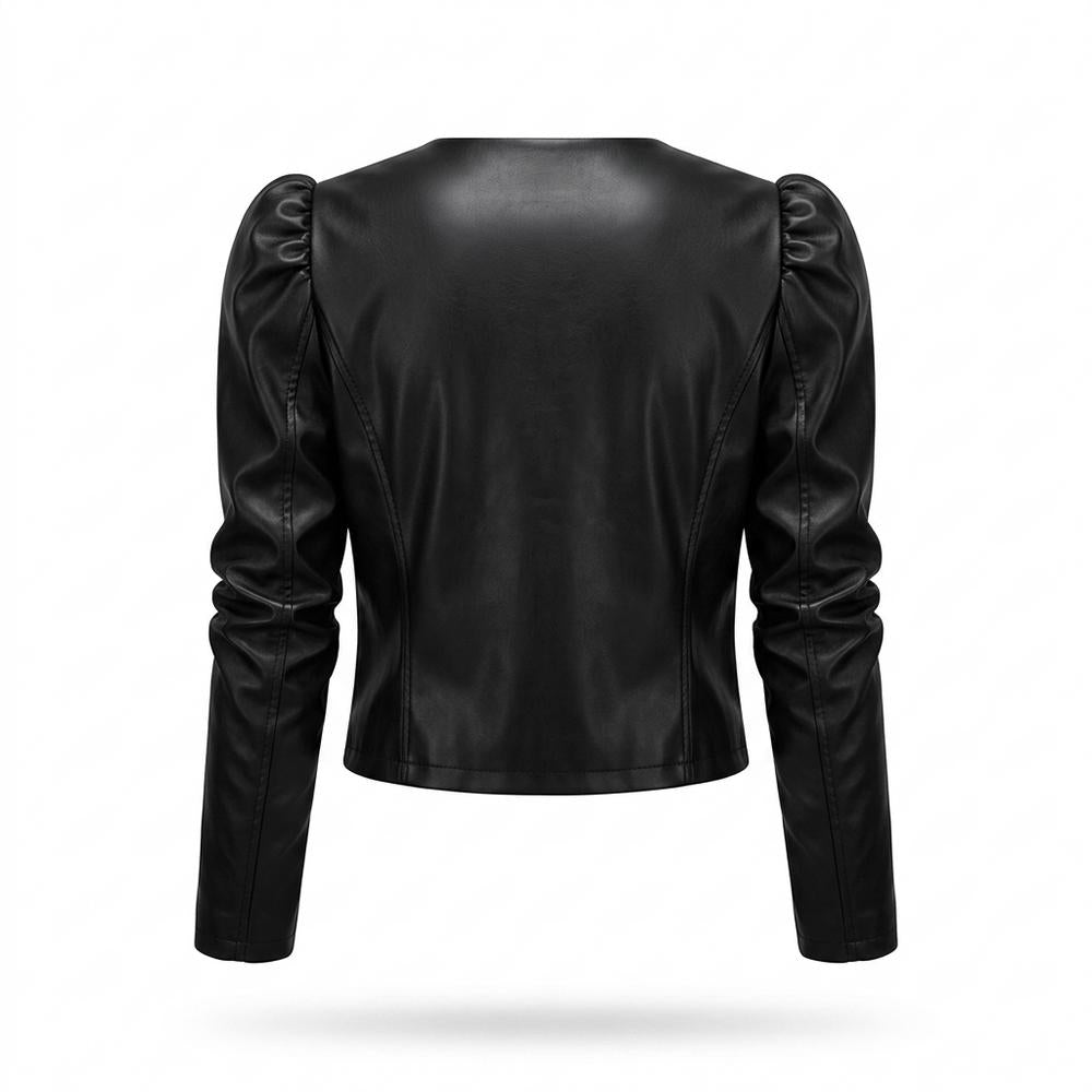 Gentleman Code - Lufud | Kurzgeschnittene Geraffte Jacke Damen