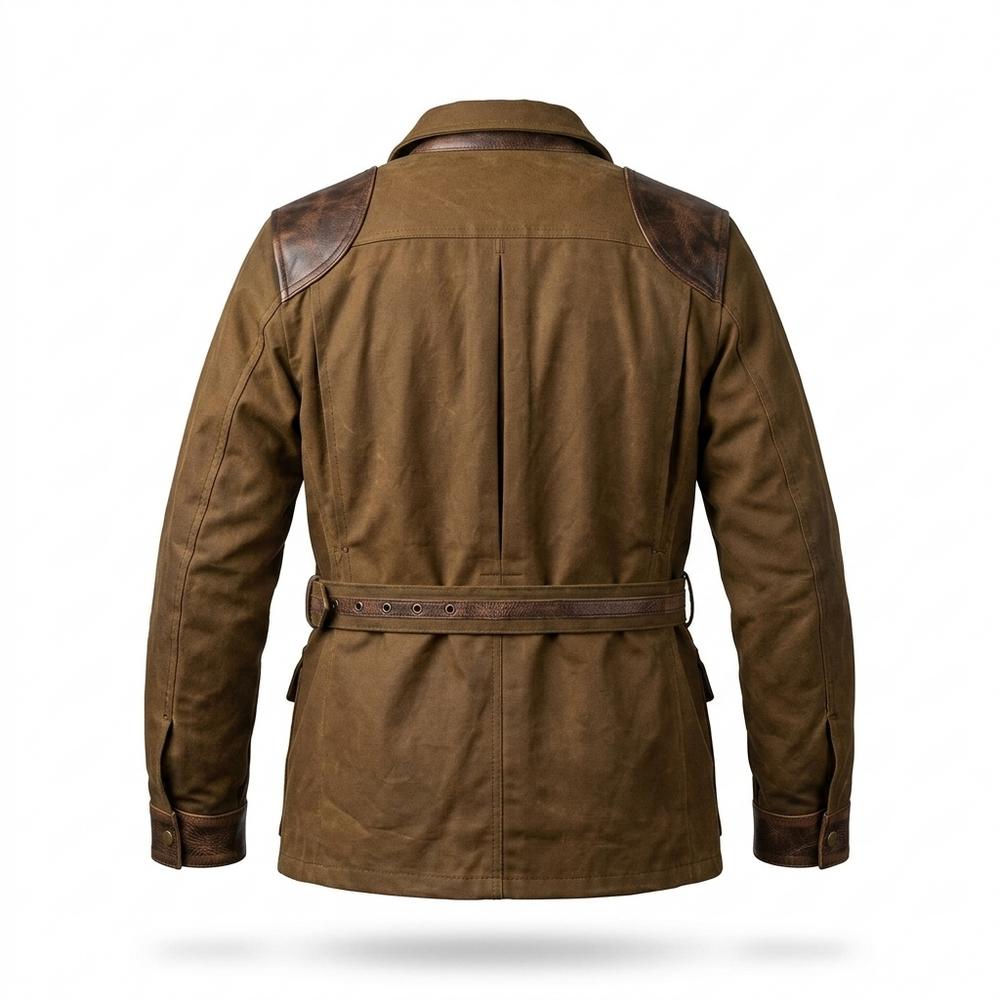 Gentleman Code - Ailul | Gewachst Lederbesetzt Jacke Herren