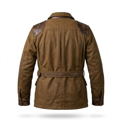 Gentleman Code - Ailul | Gewachst Lederbesetzt Jacke Herren