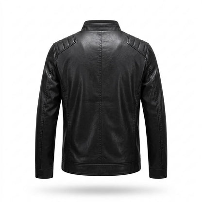Gentleman Code - Aahet | Gesteppte Gefütterte Lederjacke Herren