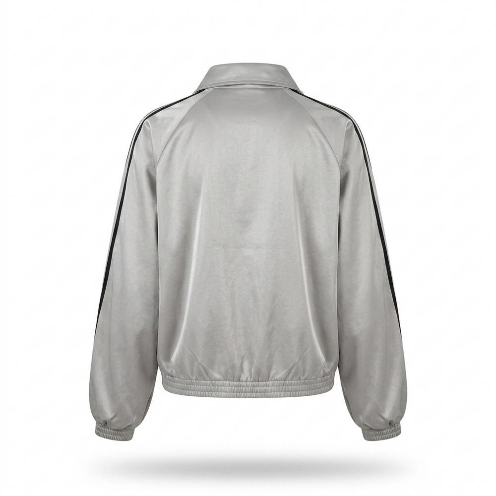 Nobleman Code - Cawel | Kurzgeschnittene Gestreifte Jacke Damen