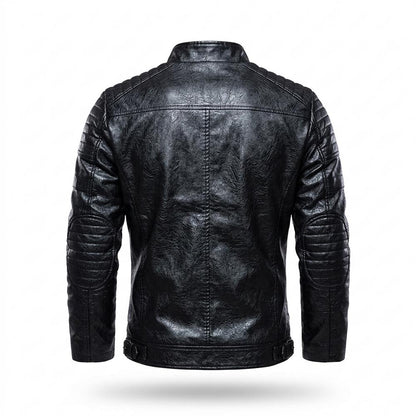 Gentleman Code - Cadur | Gesteppt Tailliert Lederjacke Herren
