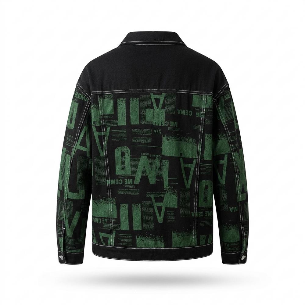 Nobleman Code - Vosor | Bedruckt Kontrastgesteppt Jacke Unisex