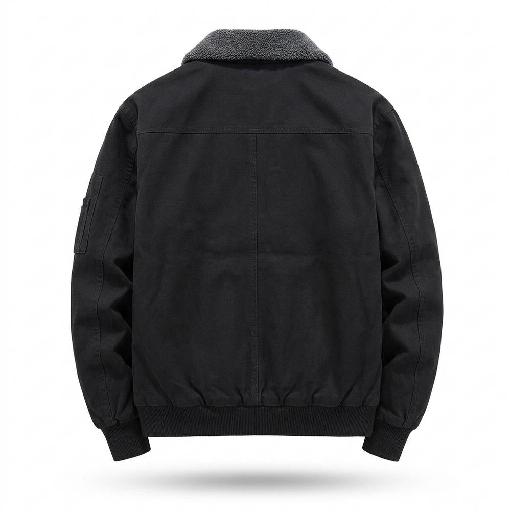 Gentleman Code - Muwur | Gefütterte Flieger Jacke Herren