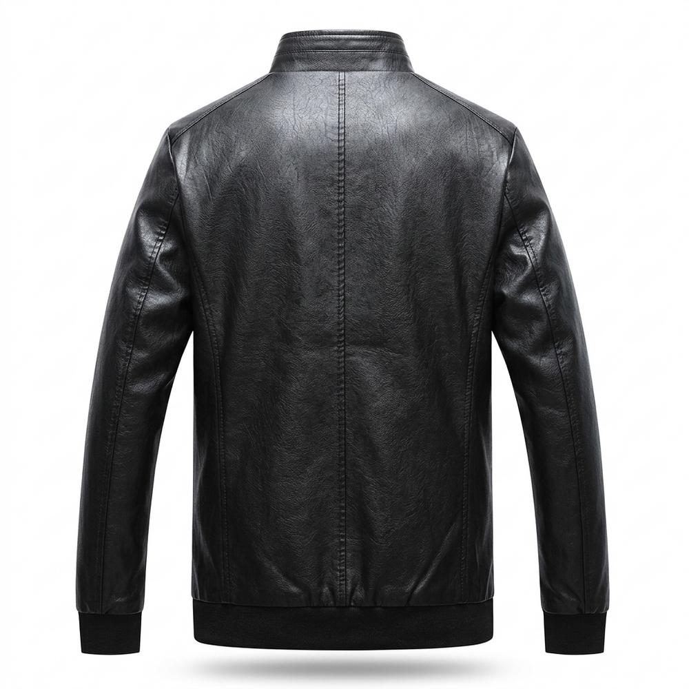 Gentleman Code - Cabat | Gefüttert Gerippt Lederjacke Herren