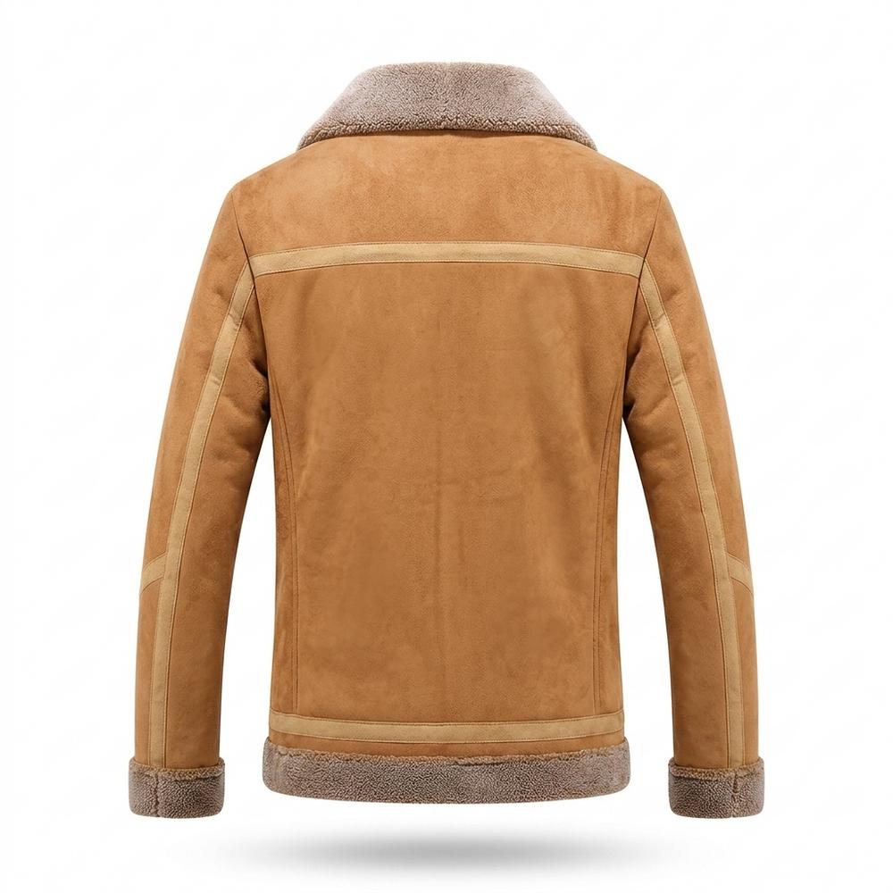 Gentleman Code - Diten | Gefüttert Reißverschluss Wildleder-Jacke Herren