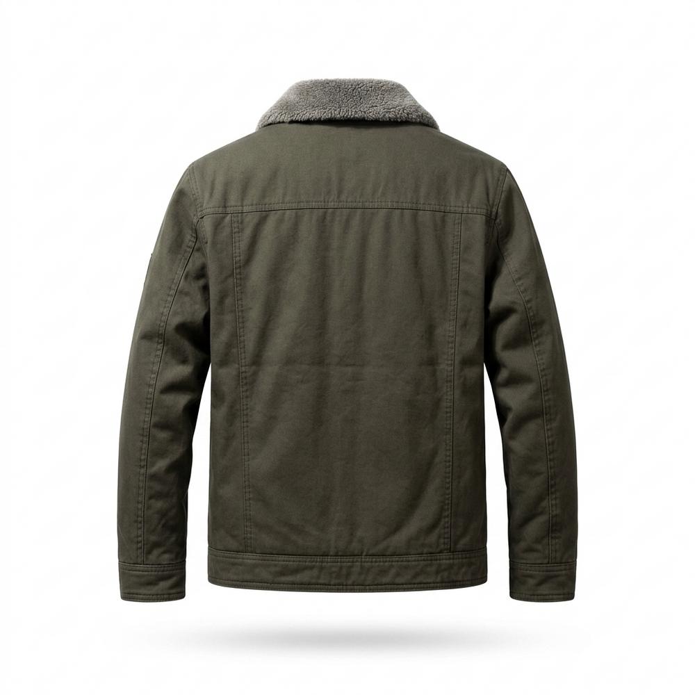 Gentleman Code - Kigel | Gefütterte Geknöpfte Jacke Herren
