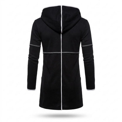 Gentleman Code - Eozir | Langgeschnittener Kontrastfarbener Cardigan Herren