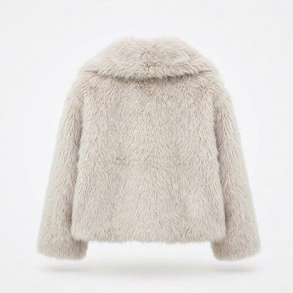 Nobleman Code - Taher | Flauschig Kurzgeschnitten Jacke Damen