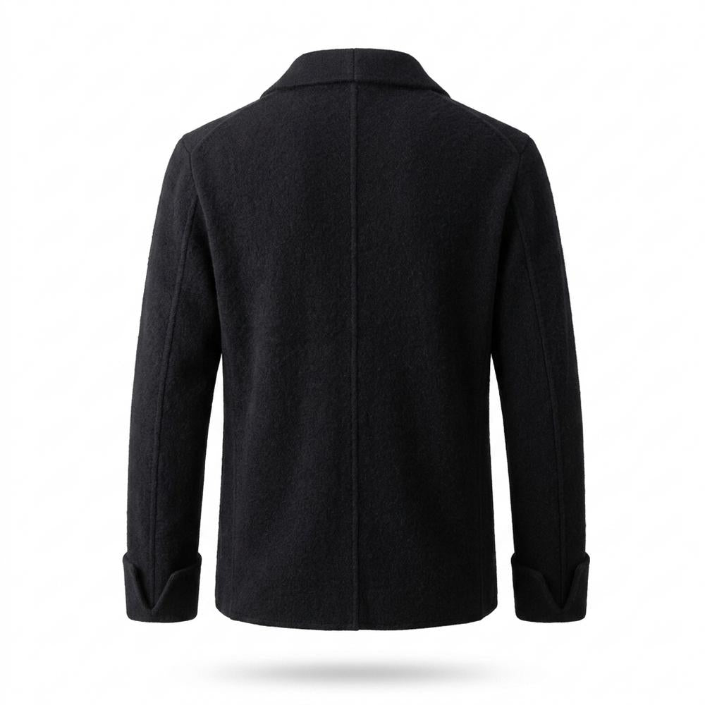 Nobleman Code - Yugud | Strukturierte Geknöpfte Strickjacke Herren