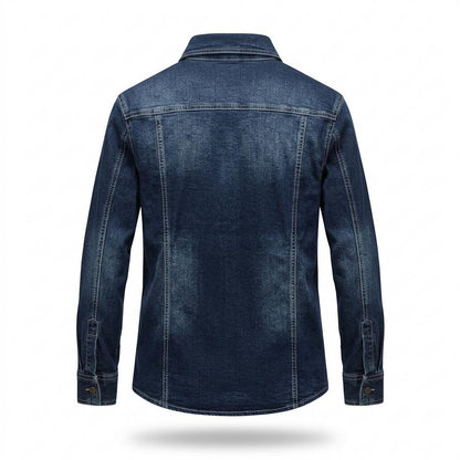 Gentleman Code - Vegik | Langärmliges Denim Hemd Herren