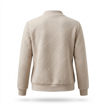 Nobleman Code - Yusad | Strukturiert Reißverschluss Jacke Damen